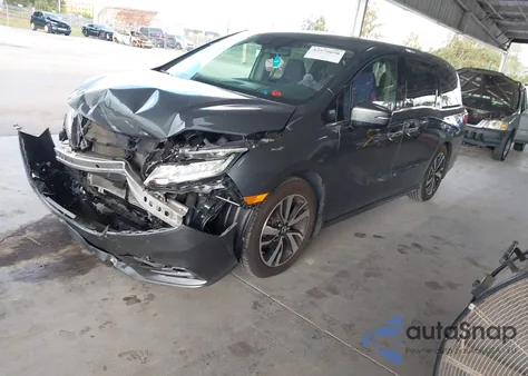 2020 Honda Odyssey Elite из США, поврежденный, VIN 5FNRL6H94LB033173